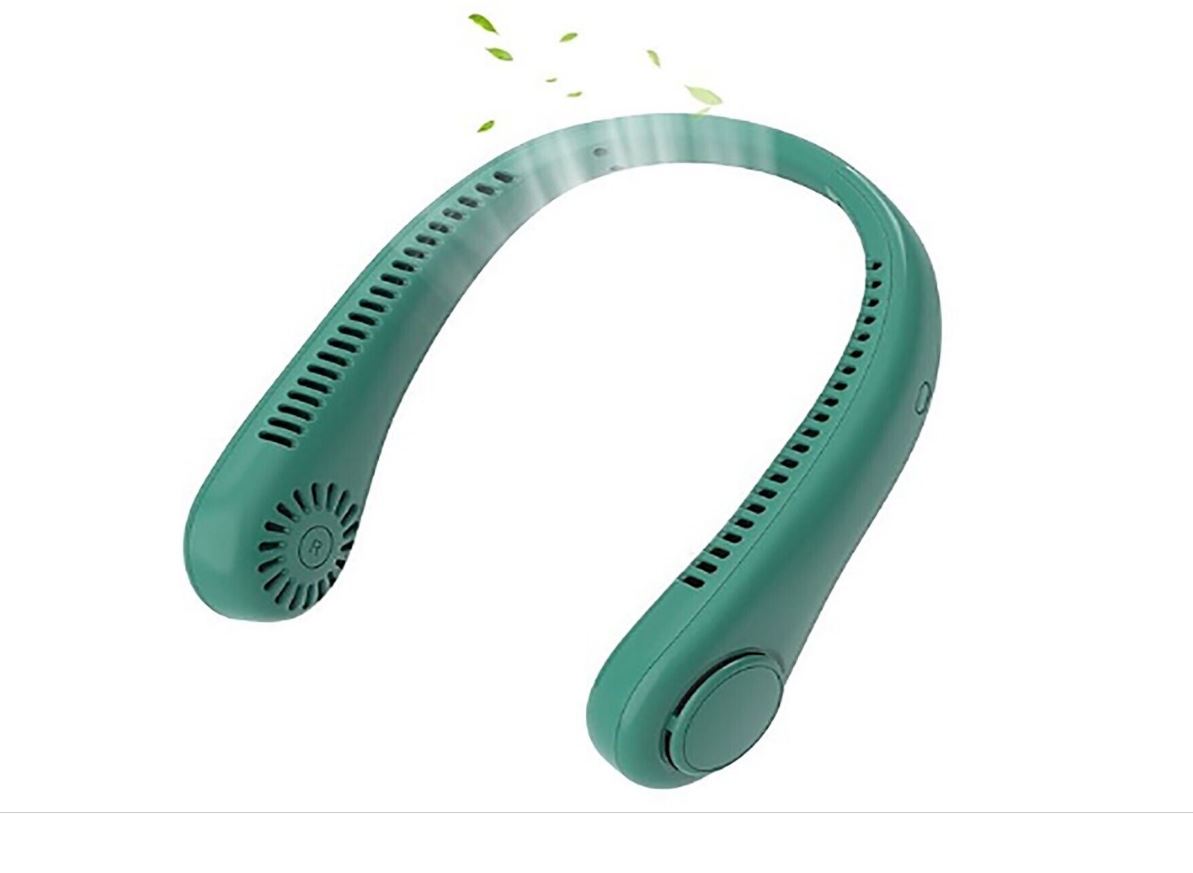 VENTILATORE DA COLLO PORTATILE 4 LIVELLI RICARICABILE USB-VARIE COLORAZIONI