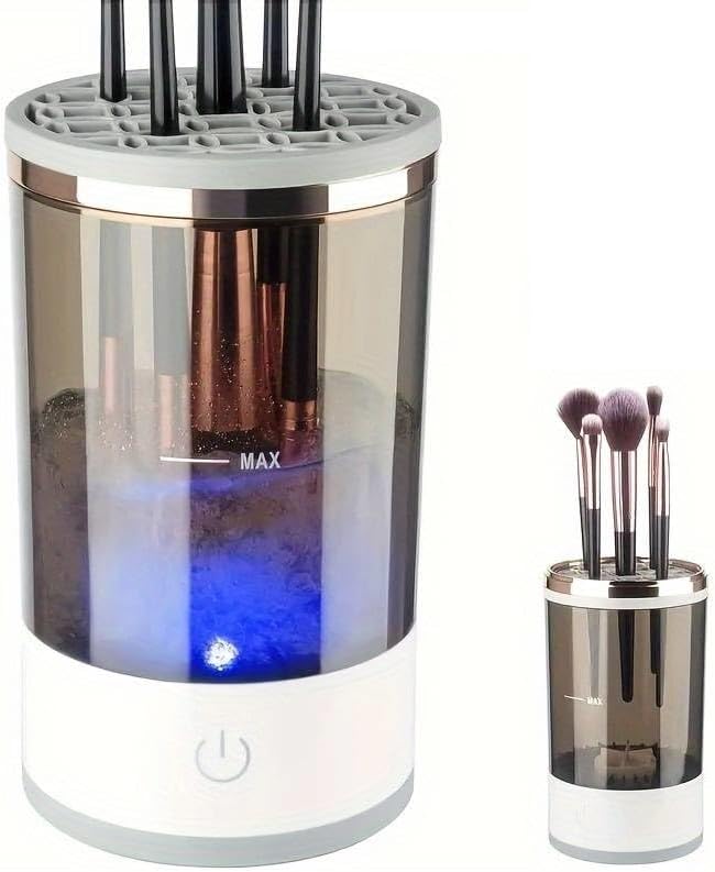 PULITORE E ASCIUGA PENNELLI DA TRUCCO AUTOMATICI - CLEANMAKEUP
