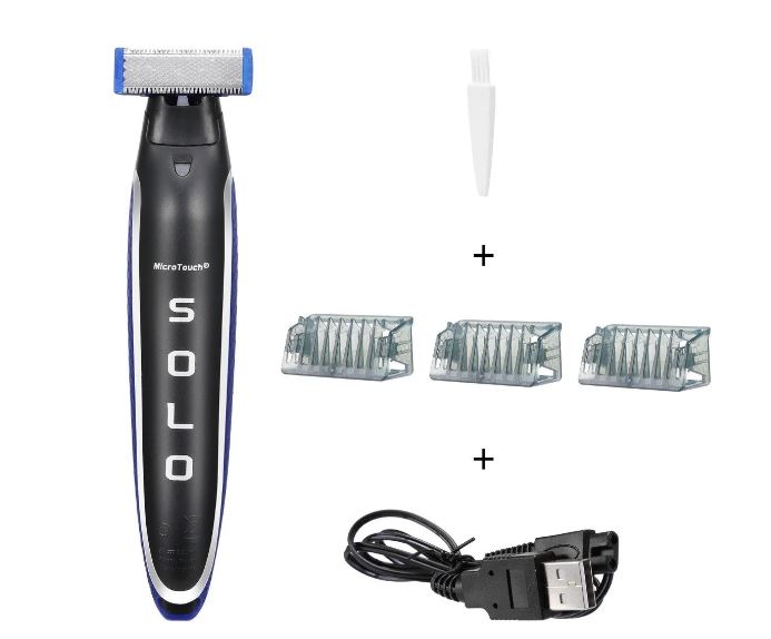 Rasoio Ricaricabile Elettrico Per Barba Uomo Power SOLO