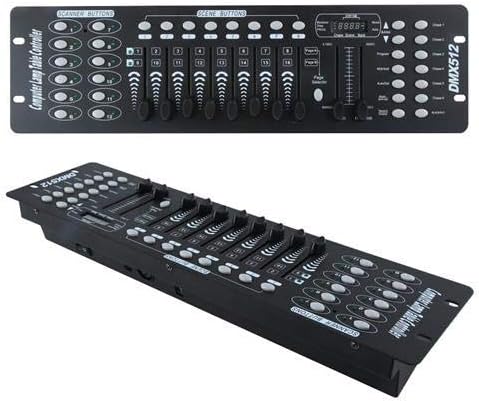 2 X FARO RGB 36 LED STROBO DMX + CONTROLLER DMX 512