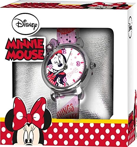 OROLOGIO DISNEY MINNIE MOUSE A TRE SFERE CON CINTURINO IN PELLE