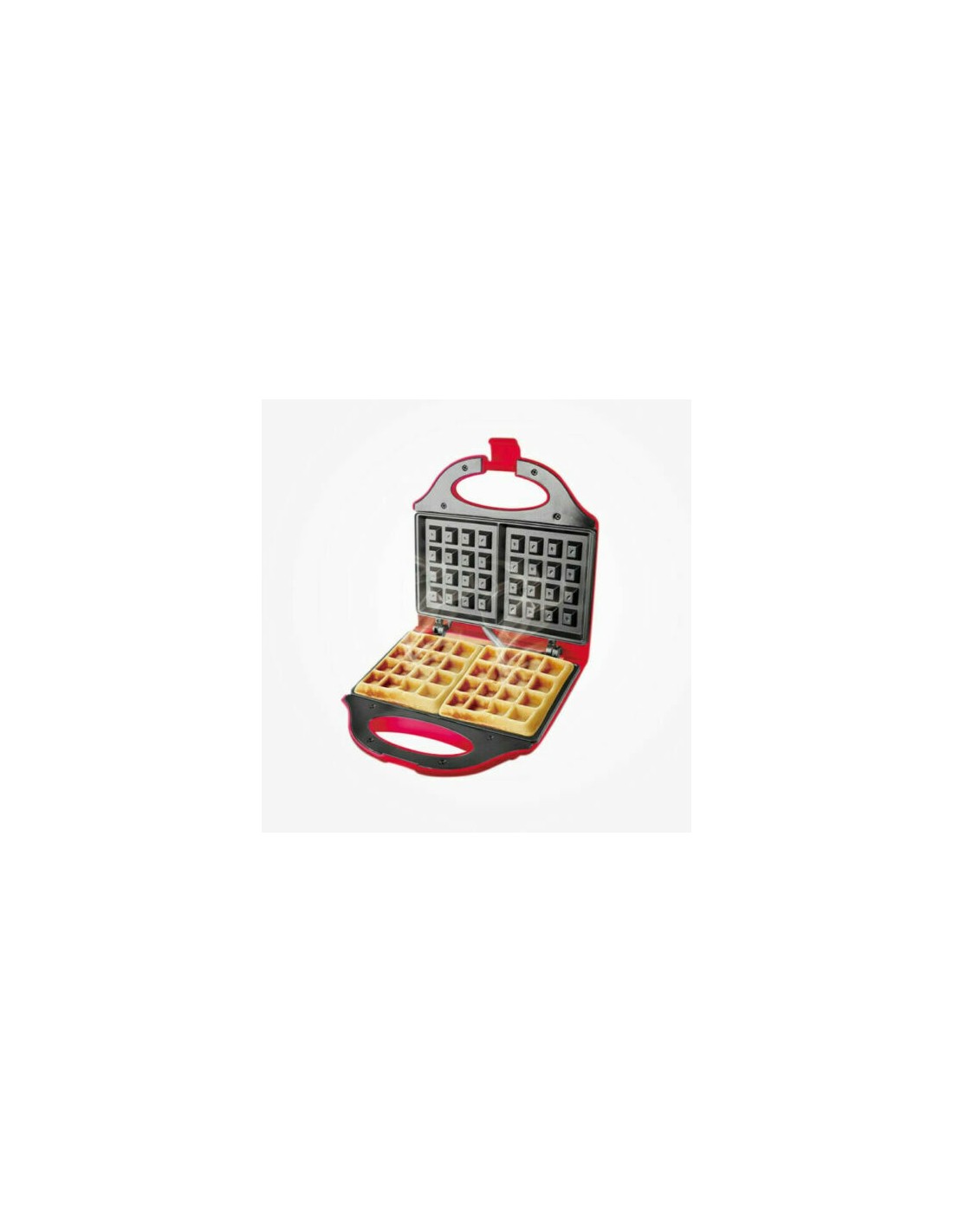 PIASTRA ELETTRICA PER WAFFLE ANTIADERENTE 750W