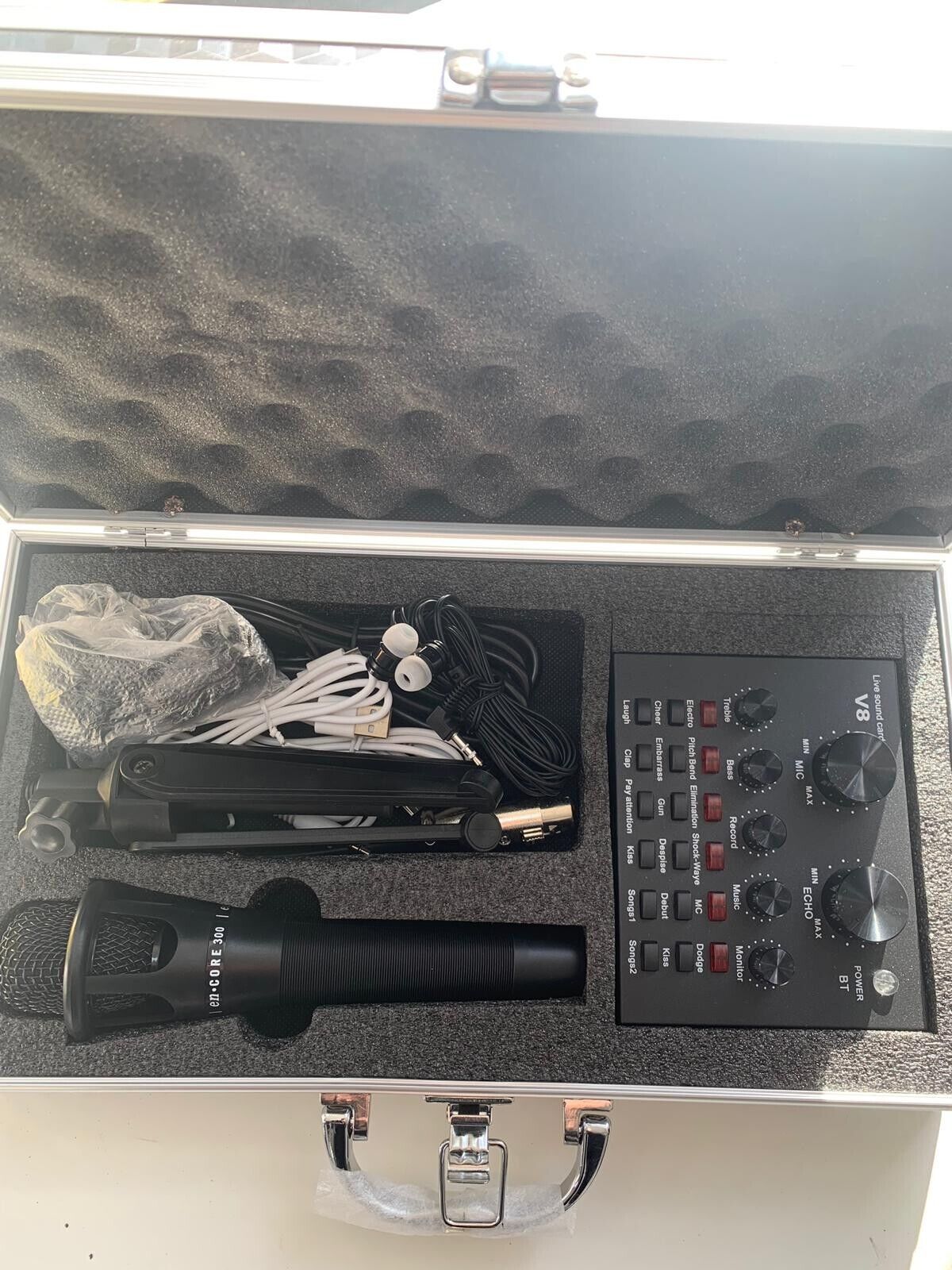 SOUND CARD V8 SCHEDA AUDIO MIXER LIVE REGOLABILE