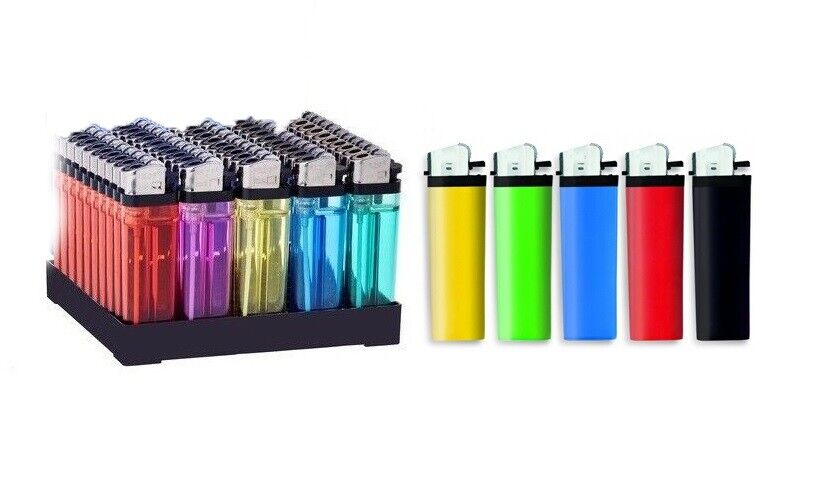 BOX ACCENDINI A PIETRINA 50PZ COLORI ASSORTITI