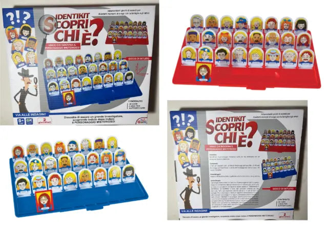IDENTIKIT SCOPRI CHI E’? GIOCO DA TAVOLO INSPIRED INDOVINA CHI