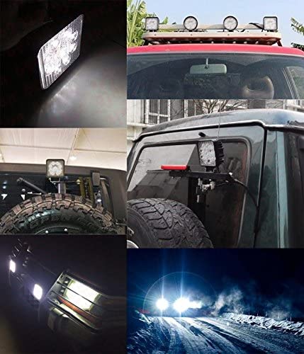 FARO QUADRATO 27W 9LED IMPERMEABILE IP67,LUCE PROFONDITÀ PER FUORISTRADA , AUTO ,TRATTORE ATV, SUV,BARCHE