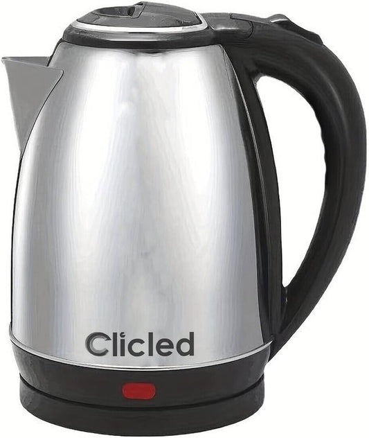 Bollitore elettrico in acciaio 1500W scalda bevande 2L acqua tisane thè