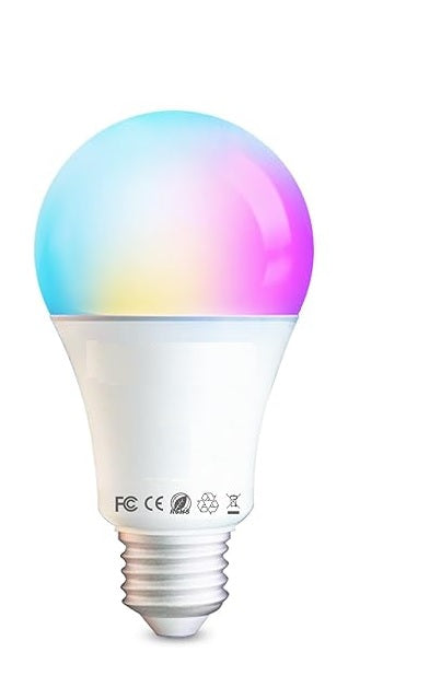LAMPADINA SMART INTELLIGENTE DIMMERABILE E27 WIFI SMART FUNZIONA CON ALEXA E GOOGLE HOME