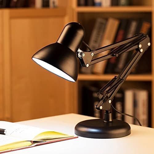 Lampada da scrivania telescopica con braccio girevole e morsetto swing arm desk lamp E27
