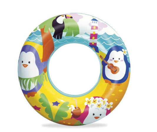 SALVAGENTE ADVENTURES GONFIABILE DA SPIAGGIA IN VINILE DAI 3 AI 6 ANNI DM 51 CM