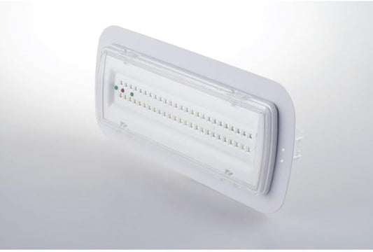 3 x  Lampade di emergenza 4W 6500k risparmio energetico luce led ad incasso parete Antiblackout IP65