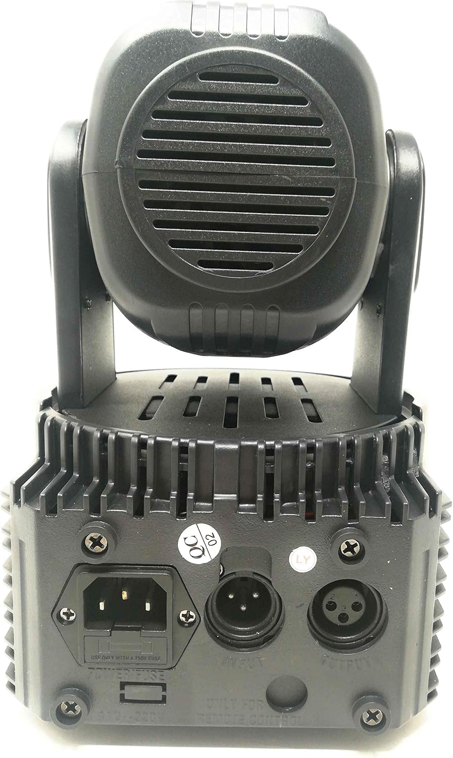 PROIETTORE LED RGB TESTA ROTANTE MOBILE EFFETTI DISCO 7 LED 10W Led wash DMX