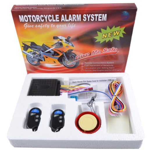 ALLARME ANTIFURTO MOTO PROFESSIONALE UNIVERSALE SOS DOPPIO ALLARME SIRENA SICUREZZA