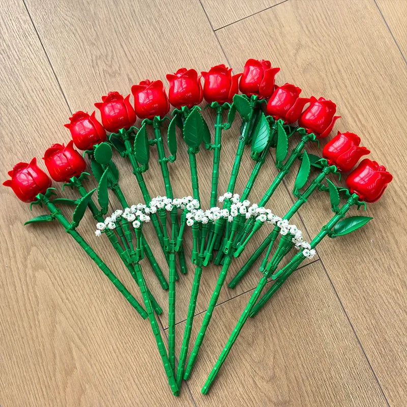 Costruzione San Valentino Mazzo di Rose San Valentino ragazza 2026 Festa della mamma