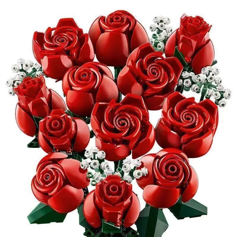 Costruzione San Valentino Mazzo di Rose San Valentino ragazza 2026 Festa della mamma