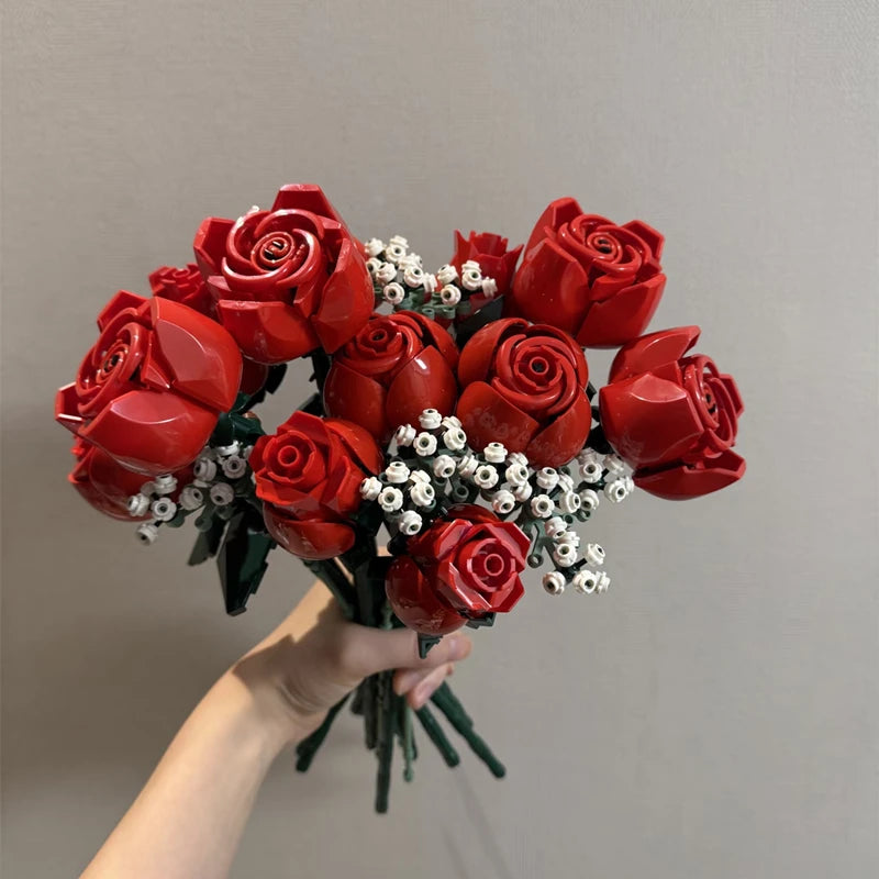 Costruzione San Valentino Mazzo di Rose San Valentino ragazza 2026 Festa della mamma