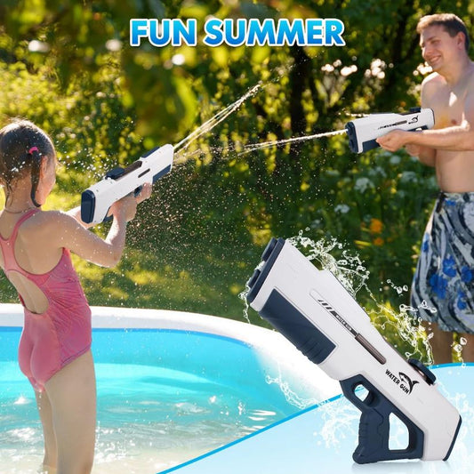 PISTOLA AD ACQUA ELETTRICA RICARICABILE CON SISTEMA DI ASPIRAZIONE
