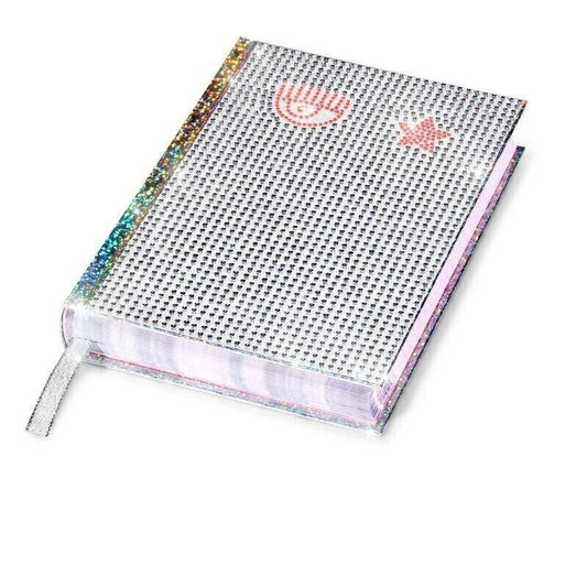 Agenda Diario Scuola 2023/2024 Chiara Ferragni Glitterato con logo 3D