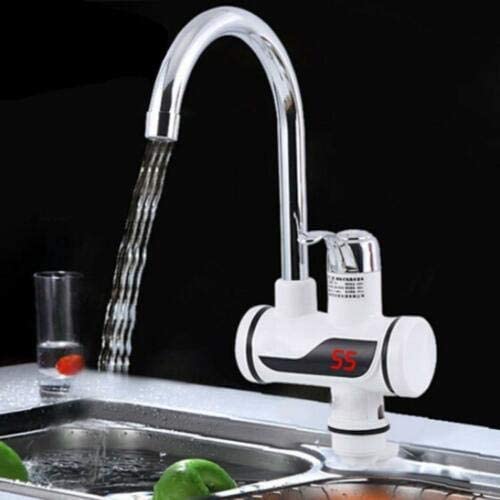 RUBINETTO MISCELATORE ELETTRICO SPINA CALDAIA ACQUA CALDA CON DISPLAY