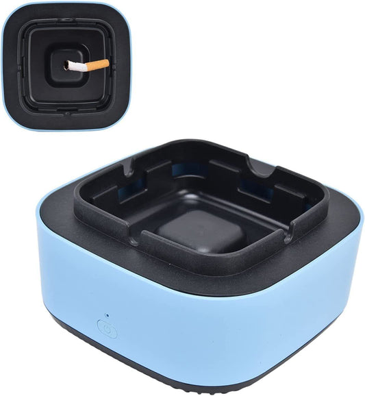 POSACENERE PURIFICATORE D'ARIA, CATTURA FUMO, E IONI NEGATIVI , A BATTERIA