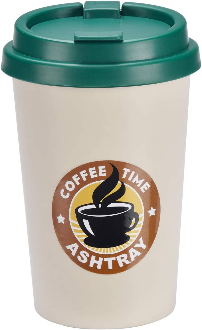 POSACENERE DA AUTO COFFEE BREAK CON COPERCHIO
