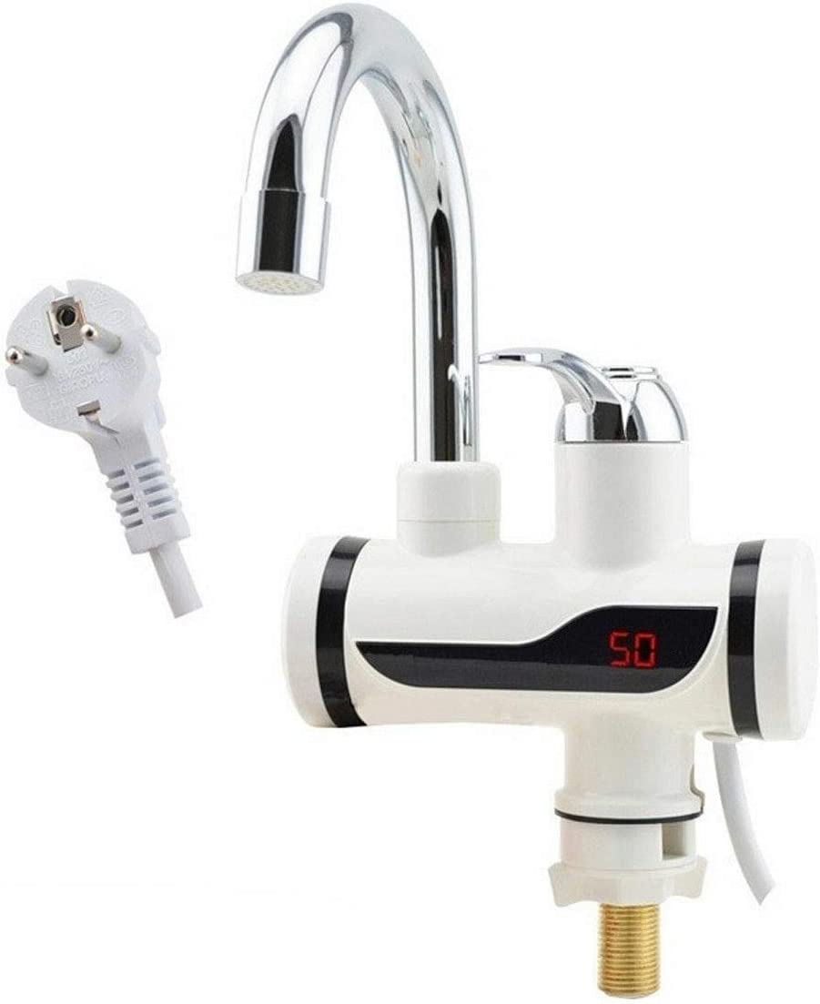 RUBINETTO MISCELATORE ELETTRICO SPINA CALDAIA ACQUA CALDA CON DISPLAY