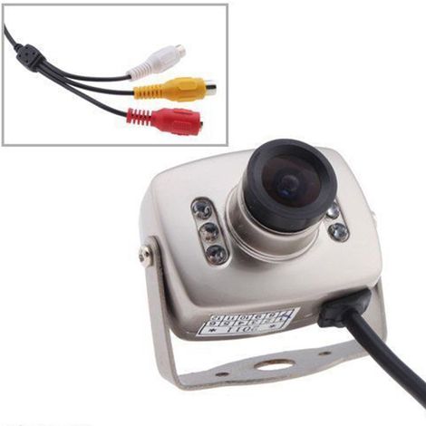 TELECAMERA SICUREZZA INTERNA MINI CAMERA MICROFONO AUDIO VIDEO 6 LED INFRAROSSI