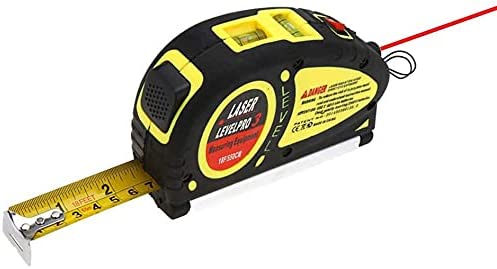 LIVELLA METRO LASER 3 IN 1 PORTATILE CON PUNTATORE PORTATILE MISURA LIVELLO DI PRECISIONE 550 CM
