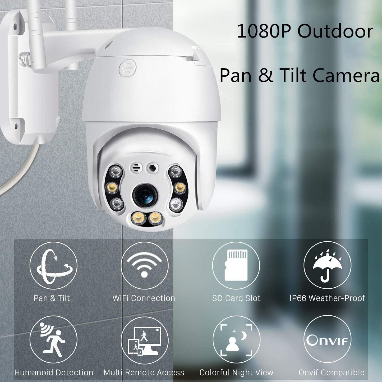 TELECAMERA VIDEOSORVEGLIANZA WIFI INTERNA ESTERNA SICUREZZA ATTACCO POE SMART
