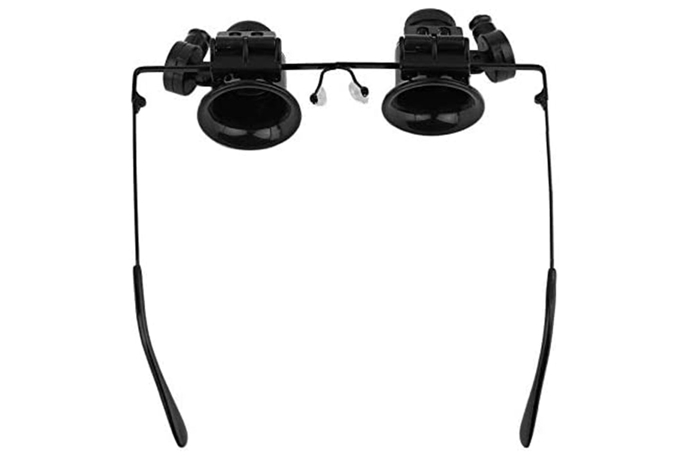 OCCHIALI LENTE INGRANDIMENTO 20X DOPPIO MONOCOLO PRECISIONE OCULARE LUCE LED