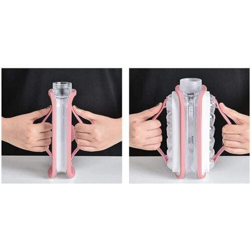 ICE BALL MAKER BOTTIGLIA CON TAPPO 17 GRIGLIE GHIACCIO PER COCKTAIL VARI