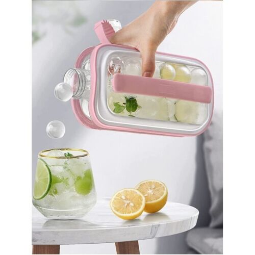 ICE BALL MAKER BOTTIGLIA CON TAPPO 17 GRIGLIE GHIACCIO PER COCKTAIL VARI