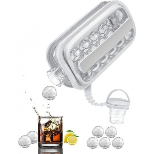 ICE BALL MAKER BOTTIGLIA CON TAPPO 17 GRIGLIE GHIACCIO PER COCKTAIL VARI