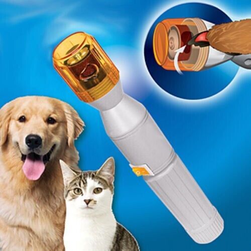 TAGLIA LIMA UNGHIE ELETTRICO PER CANE GATTI ANIMALI LIMARE TAGLIAUNGHIE