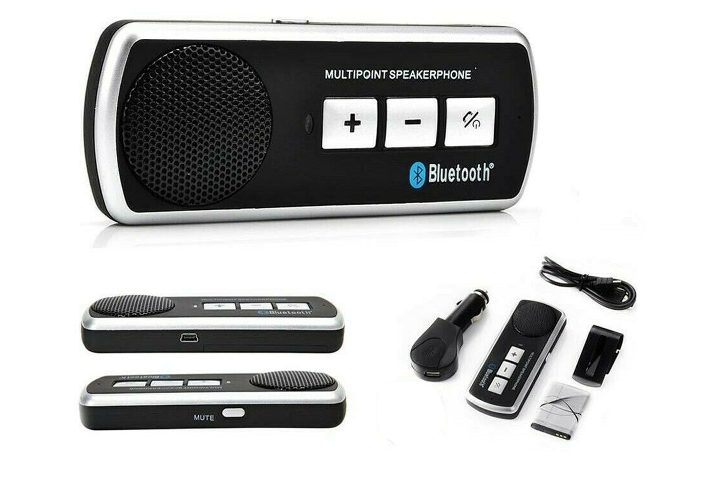 KIT VIVAVOCE BLUETOOTH AUTO MULTIPOINT UNIVERSALE SMARTPHONE TABLET B.T. V3