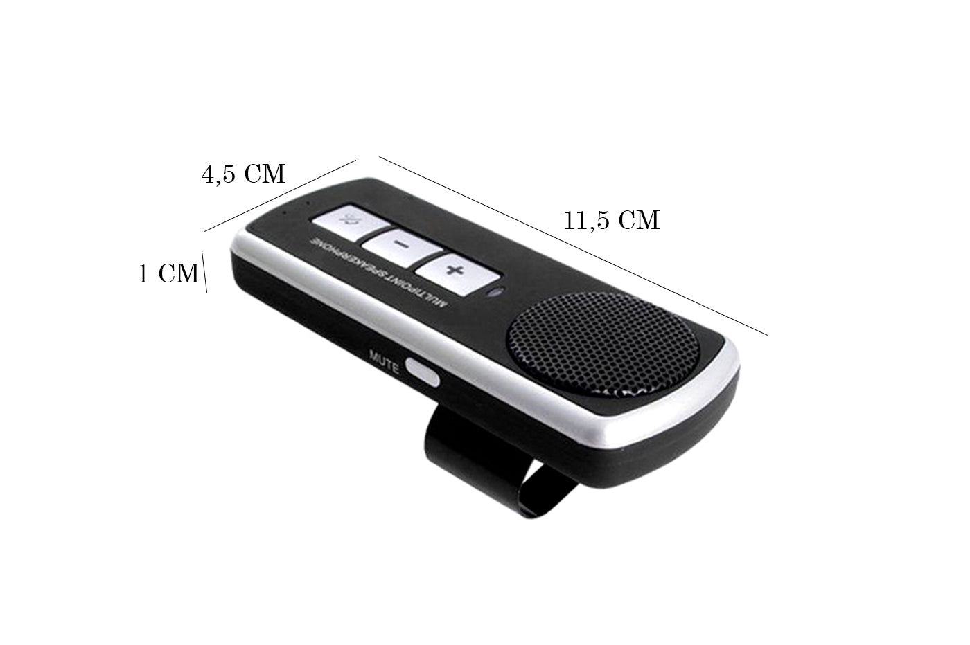 KIT VIVAVOCE BLUETOOTH AUTO MULTIPOINT UNIVERSALE SMARTPHONE TABLET B.T. V3