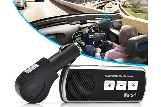 KIT VIVAVOCE BLUETOOTH AUTO MULTIPOINT UNIVERSALE SMARTPHONE TABLET B.T. V3