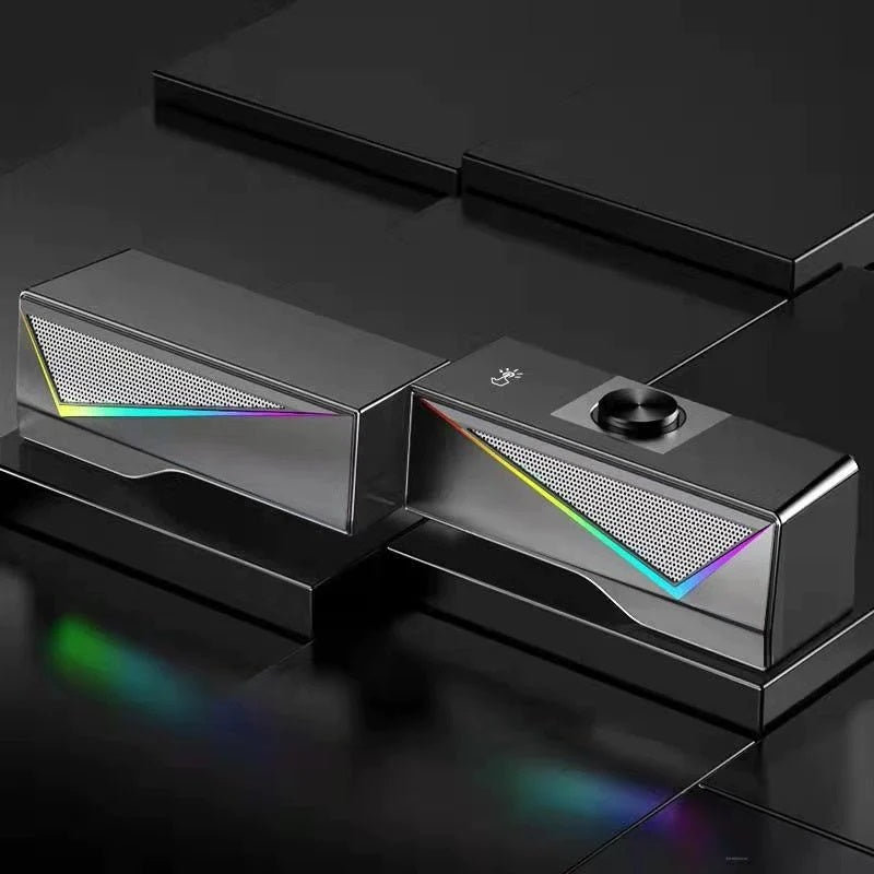 SOUNDBAR/ALTOPARLANTE MULTIMEDIALI CABLATI - RGB GAMING STEREO SUONO SURROUND RETROILLUMINAZIONE