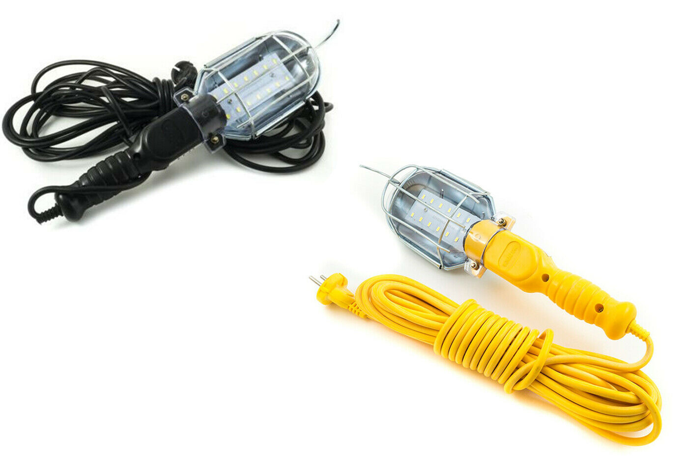 LAMPADA OFFICINA CON INTERRUTTORE ON/OFF GANCIO TORCIA MECCANICO SPINA SHUKO (10 METRI) M85