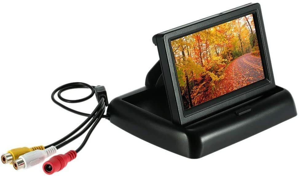 MONITOR 4.3'' TFT-LCD A COLORI SUPPORTO A SCOMPARSA PER PARCHEGGIO ASSISTITO