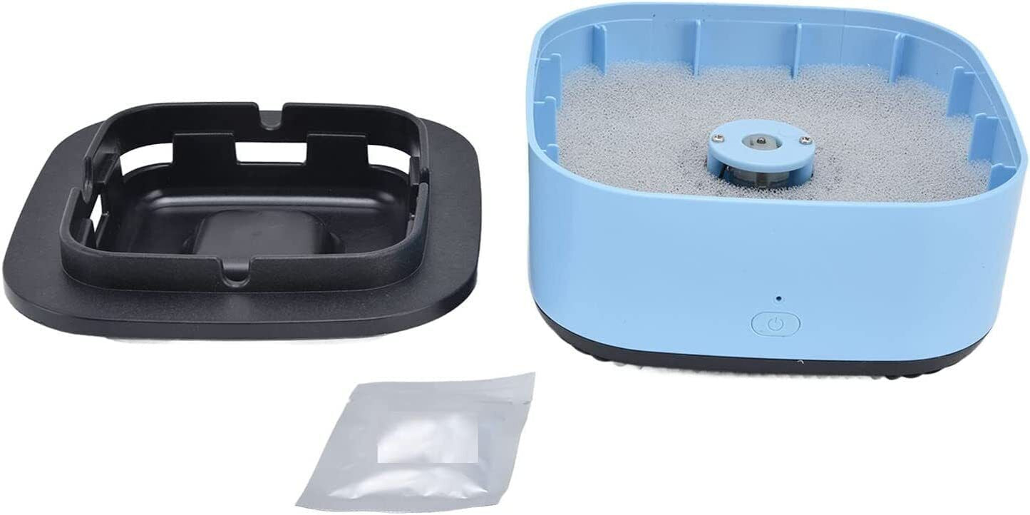 POSACENERE PURIFICATORE D'ARIA, CATTURA FUMO, E IONI NEGATIVI , A BATTERIA