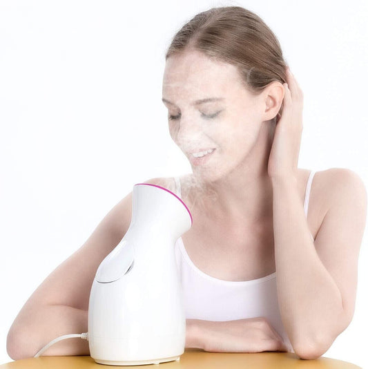 VAPORIZZATORE PER VISO ATOMIZZATORE SAUNA FACCIALE PER PULIZIA PORI