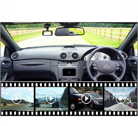 DASH CAM PER AUTO FULL HD 1080P 2,7” LCD RIGISTRATORE DVR VIDEOCAMERA GRANDANGOLARE 170°, VISIONE NOTTURNA, RILEVATORE DI MOVIMENTO, REGISTRAZIONE IN LOOP, G-SENSOR, CON ENTRATA MICRO SD