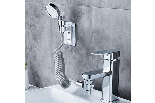 DOCCETTA PORTATILE CON TUBO FLESSIBILE ANTICALCARE DEVIATORE BAGNO