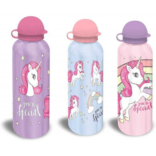 BORRACCIA UNICORNO ALLUMINIO PER BAMBINA 500ML