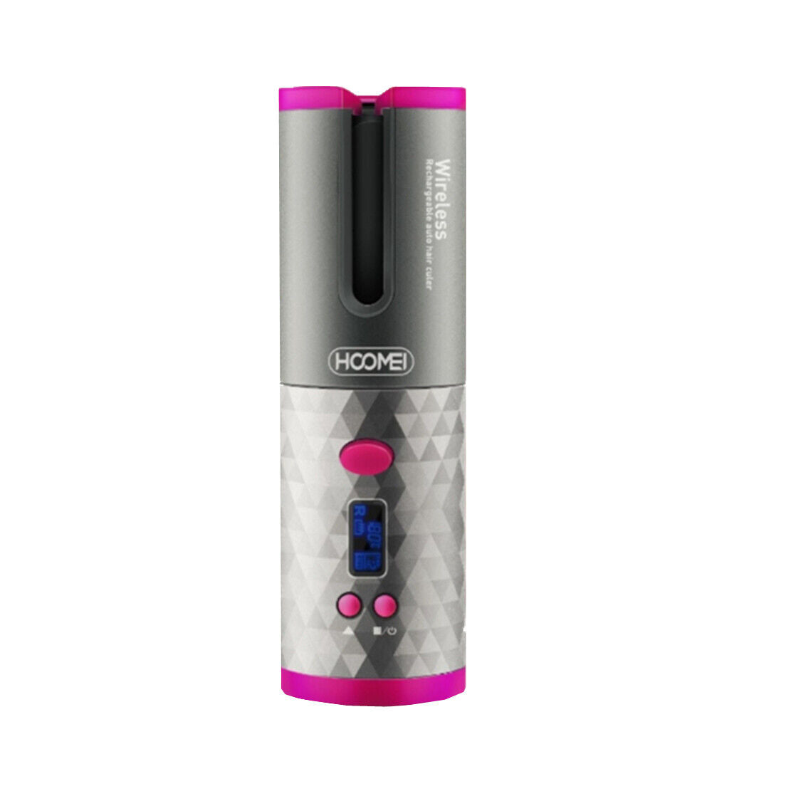 ARRICCIACAPELLI AUTOMATICO CURLER RICARICABILE USB DISPLAY LCD SENZA FILI HM7890