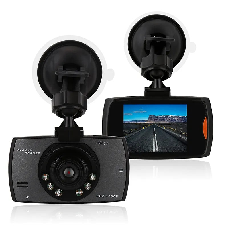 DASH CAM PER AUTO FULL HD 1080P 2,7” LCD RIGISTRATORE DVR VIDEOCAMERA GRANDANGOLARE 170°, VISIONE NOTTURNA, RILEVATORE DI MOVIMENTO, REGISTRAZIONE IN LOOP, G-SENSOR, CON ENTRATA MICRO SD
