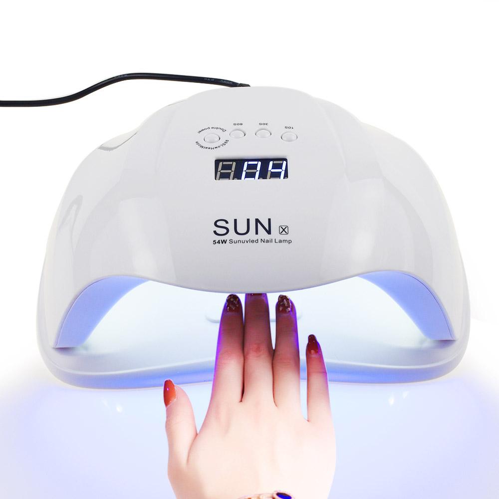 LAMPADA UV LED 54W ESSICCATORE PER UNGHIE CON 4 IMPOSTAZIONI DEL TIMER E SENSORE