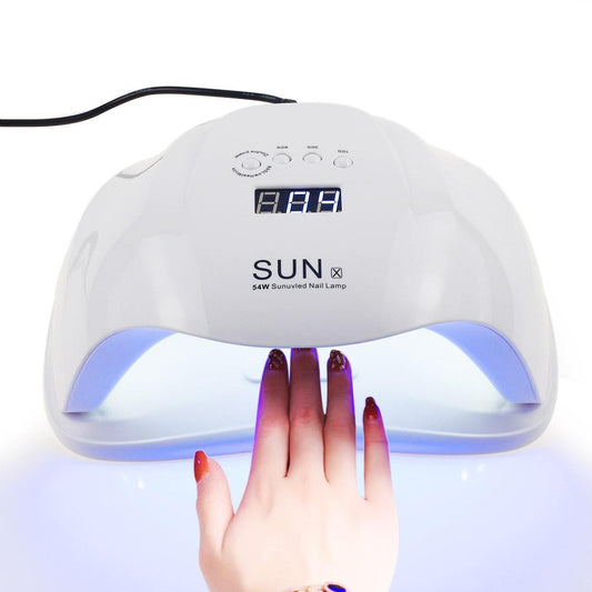 LAMPADA UV LED 54W ESSICCATORE PER UNGHIE CON 4 IMPOSTAZIONI DEL TIMER E SENSORE