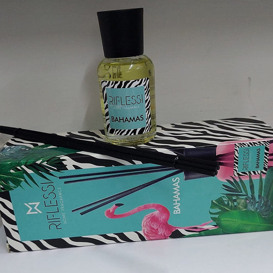 PROFUMATORE PER AMBIENTI D'ARREDO CON BASTONCINI HOME FRAGRANCE BAHAMAS 50 ML